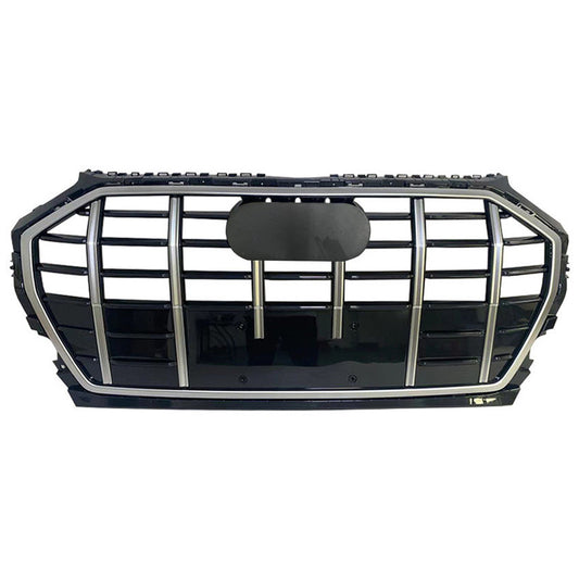 Chrome Bumper Grille Fit for AD Q5 SQ5 B9.5 2021-2022 Grill Style Front Bumper Grille