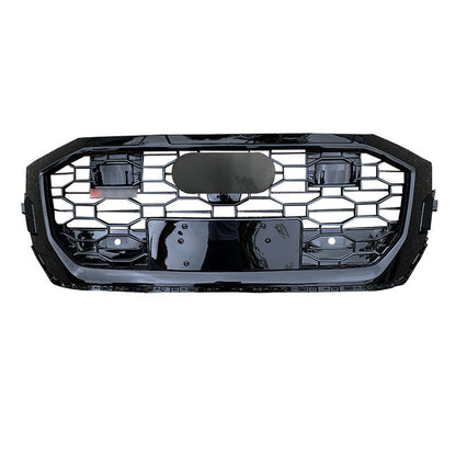 ACC Style Bumper Grille Fit for AD Q8 SQ8 2020-2023 Mesh Honeycomb Bumper Grille Gloss Black