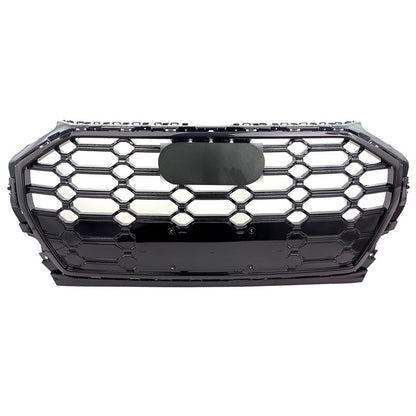 Front Bumper Grille Fit for AD Q5 SQ5 B9.5 2021-2022 SQ5 Style Front Bumper Grille Gloss Black