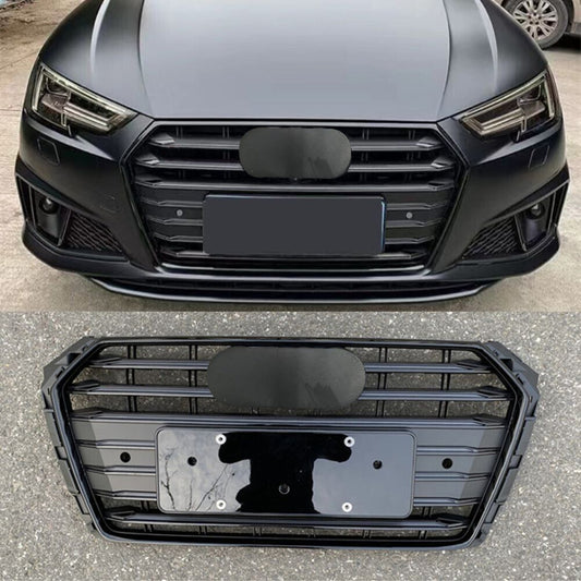 Bumper Grille Fit for A D A5 2017-2019 Grill Grille with Matt Black Body