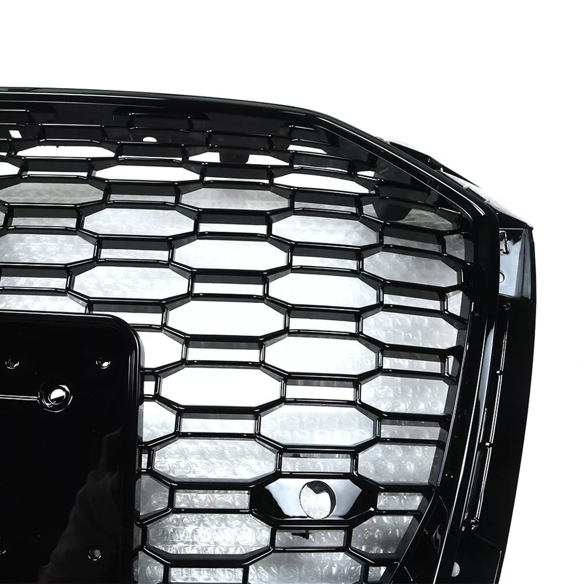 Bumper Grille Fit for A D A5 2017-2019 Honeycomb Grille with Gloss Black Body