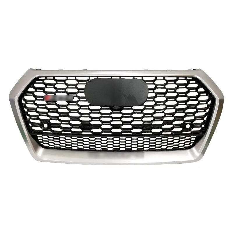 Chrome Bumper Grille Fit for AD Q5 RSQ5 2018 2019 2020 Mesh Honeycomb Bumper Grille Lower Window