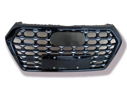 Chrome Body Bumper Grille Fit for AD Q5 RSQ5 2018 2019 2020 Star Style Bumper Grille