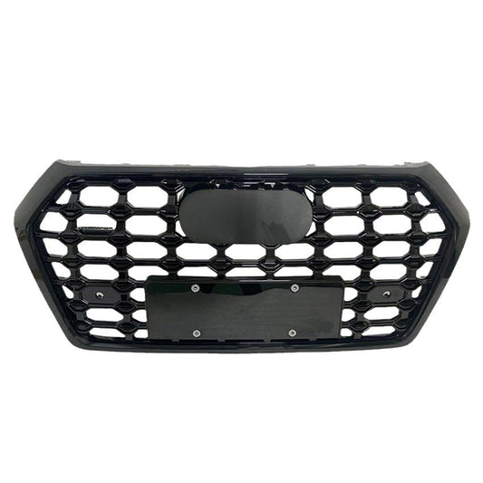 Gloss Black Bumper Grille Fit for AD Q5 RSQ5 2018 2019 2020 Star Style Bumper Grille