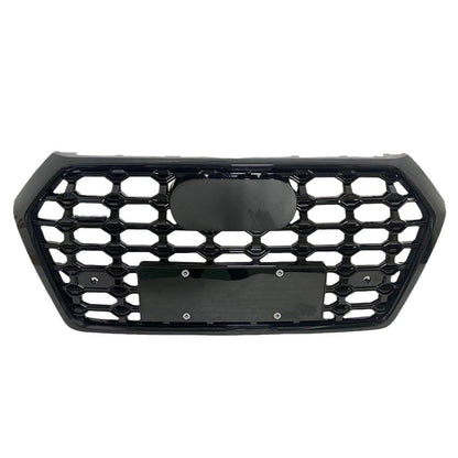 Gloss Black Bumper Grille Fit for AD Q5 RSQ5 2018 2019 2020 Star Style Bumper Grille