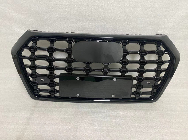 Gloss Black Bumper Grille Fit for AD Q5 RSQ5 2018 2019 2020 Star Style Bumper Grille