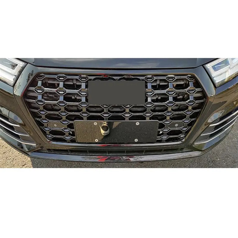 Gloss Black Bumper Grille Fit for AD Q5 RSQ5 2018 2019 2020 Star Style Bumper Grille