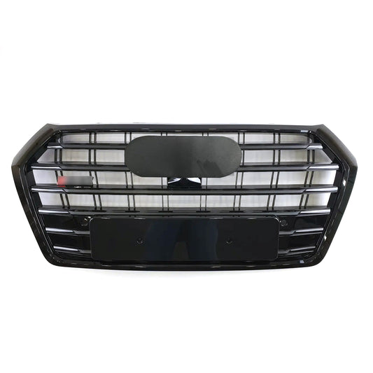Front Bumper Grille Fit for AD Q5 RSQ5 2018 2019 2020 Gloss Black Grill Style Bumper Grille