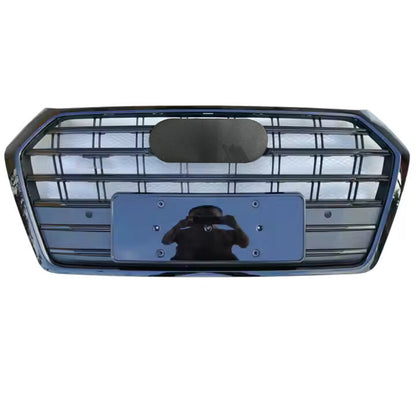 Front Bumper Grille Fit for AD Q5 RSQ5 2018 2019 2020 Gloss Black Grill Style Bumper Grille