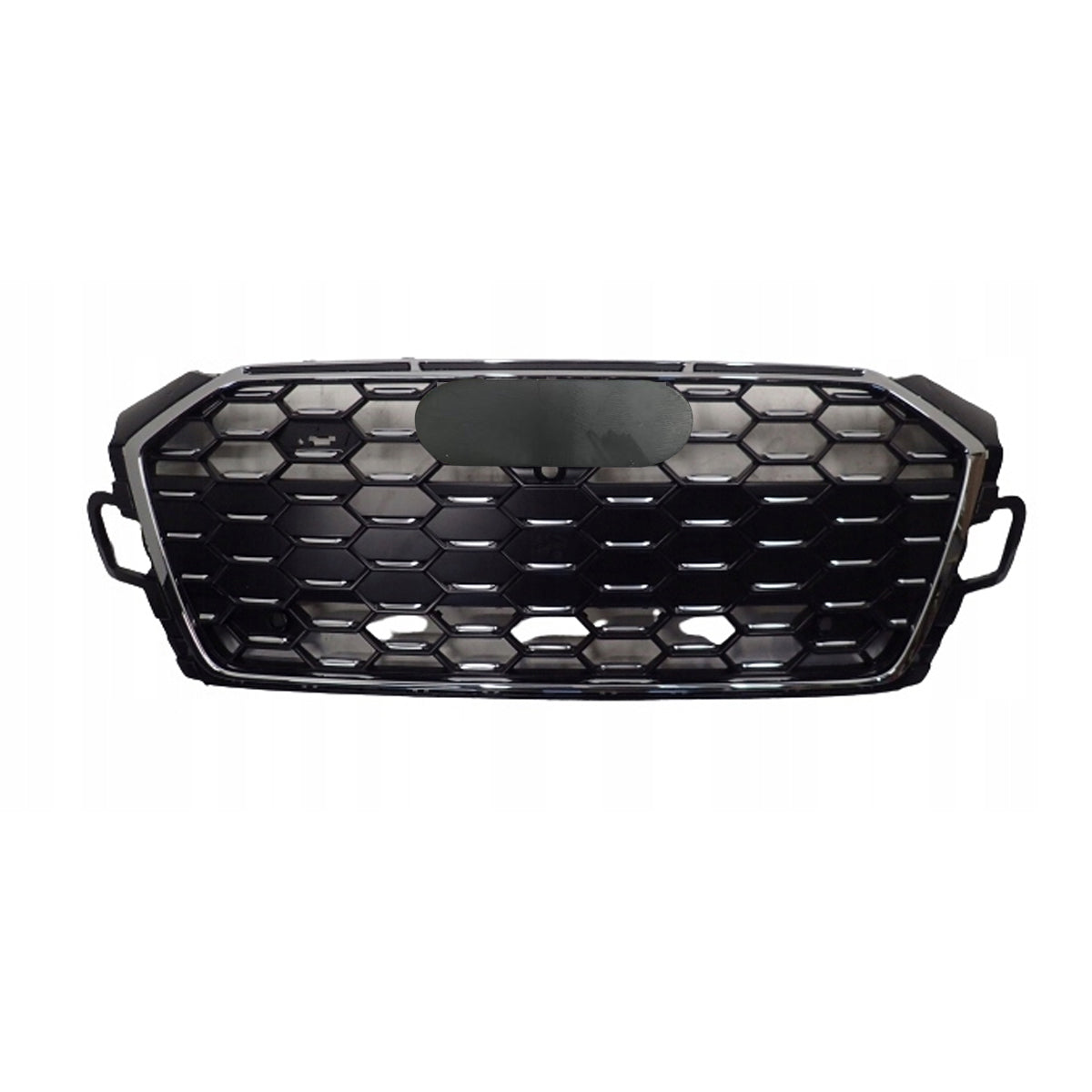 Bumper Grille Fit for A D A5 2020-2024 Honeycomb Grille with Full Gloss Black Body