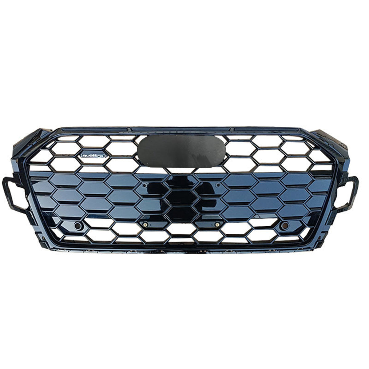 Bumper Grille Fit for A D A5 2020-2024 Honeycomb Grille with Full Gloss Black Body