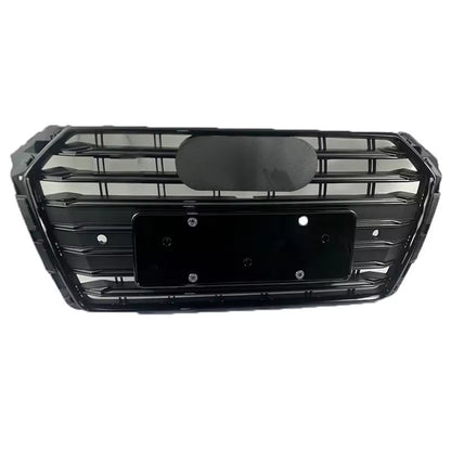 Bumper Grille Fit for A D A4 2017-2019 Grill grille with Full Matt Black Body