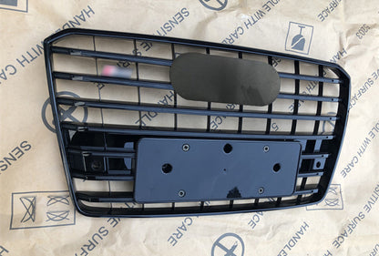 Bumper Grille Fit for AD A8 S8 2015-2017 Grill Grille RS8 Gloss Black