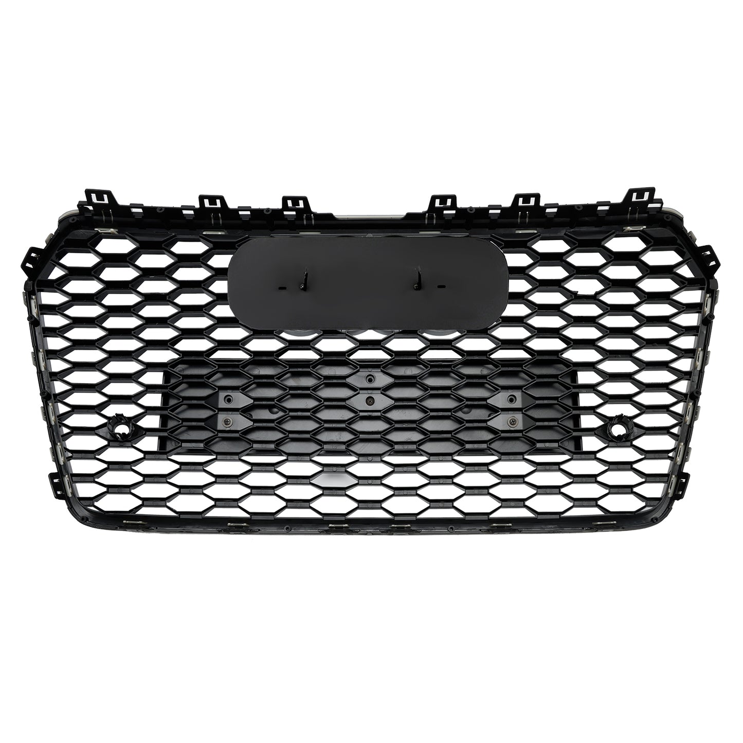 Front Bumper Grille fit for AD 2016 2017 2018 A7 S7 RS7 Style Front bumper Honeycomb Grille Gloss Black