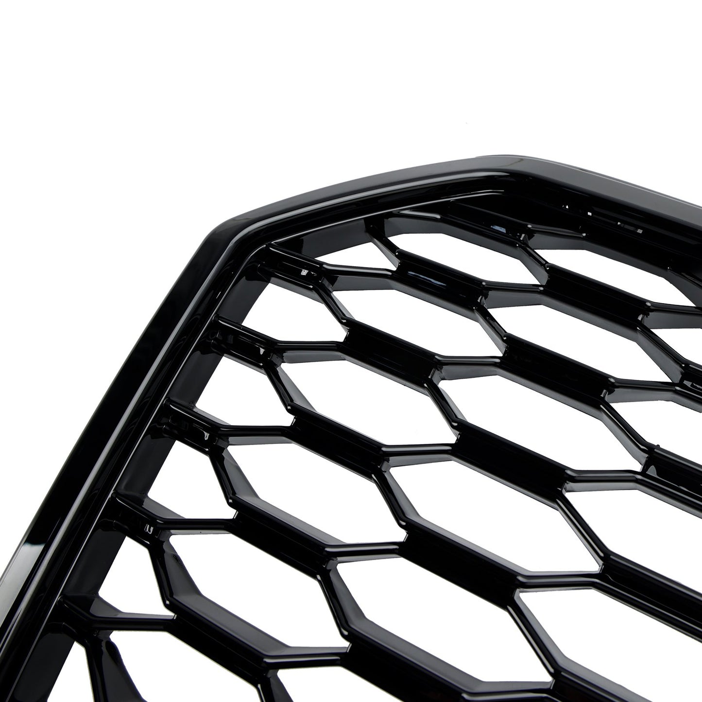 Front Bumper Grille fit for AD 2016 2017 2018 A7 S7 RS7 Style Front bumper Honeycomb Grille Gloss Black