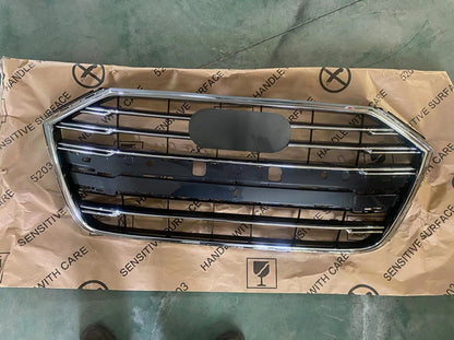 Chrome Bumper Grille Fit for AD A8 S8 2019-2021 Grill Grille RS8 Gloss Black