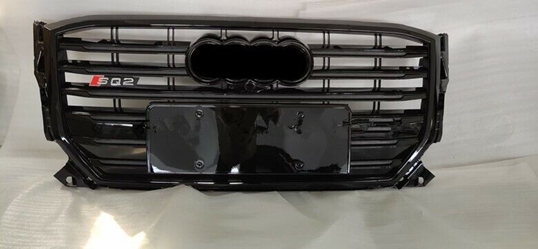2017 Q2 chrome bumper grille upgrade
2018 Audi Q2 shiny bumper grille
2019 Q2 bumper grille for front end