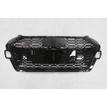 Bumper Grille Fit for A D A4 2020-2024 Honeycomb Grille with Gloss Black Body