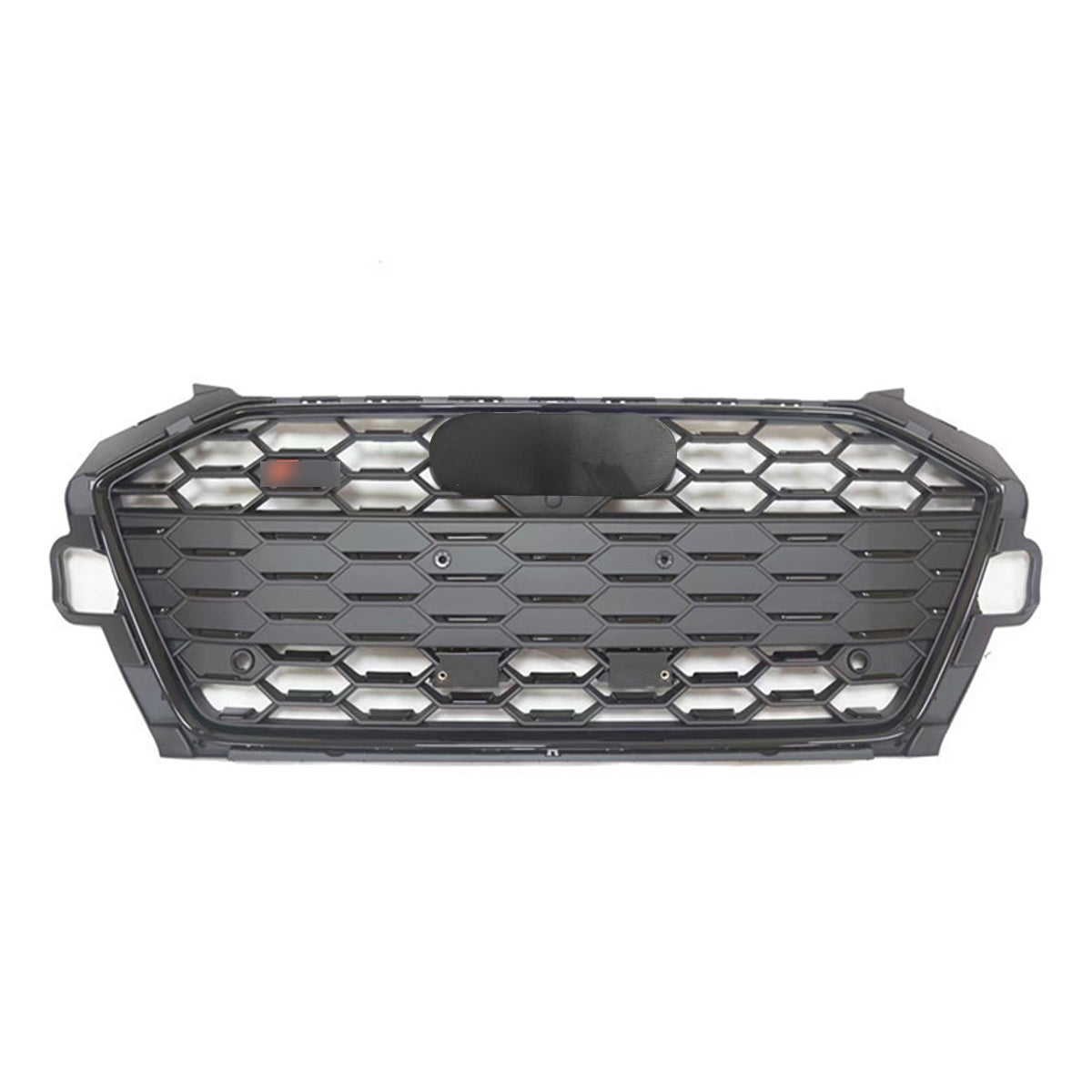 Bumper Grille Fit for A D A4 2020-2024 Honeycomb Grille with Matt Black Body