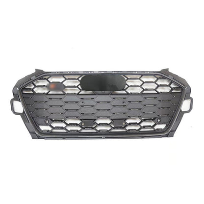 Bumper Grille Fit for A D A4 2020-2024 Honeycomb Grille with Matt Black Body