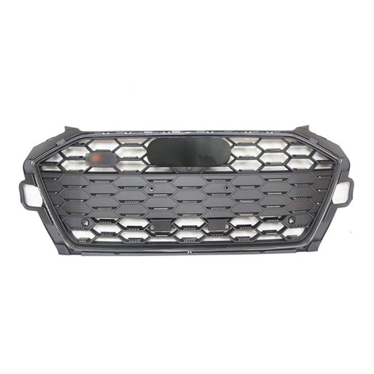Bumper Grille Fit for A D A4 2020-2024 Honeycomb Grille with Matt Black Body