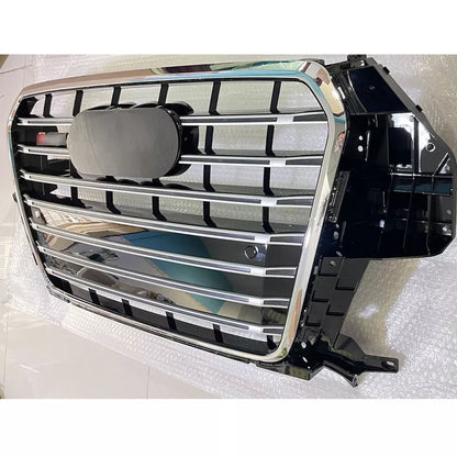 2015   Q3 glossy bumper grille
2013 Q3 front bumper grille chrome
2014   Q3 bumper grille accessory
2015 Q3 chrome front bumper grille