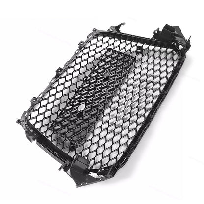 Bumper Grille Fit for A D A4 2013-2016 Honeycomb Grille with Gloss Black Body No Emblem
