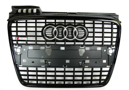 Front Bumper Grille Fit for A4 B7 8E 2005-2008 S Line Front Bumper Grill 8E0853651MVMZ