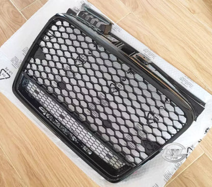 Mesh Black Front Bumper Grill Grille for 2005-02008 A4 B7 RS4 Style Non S-line