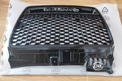 Mesh Black Front Bumper Grill Grille for 2005-02008 A4 B7 RS4 Style Non S-line