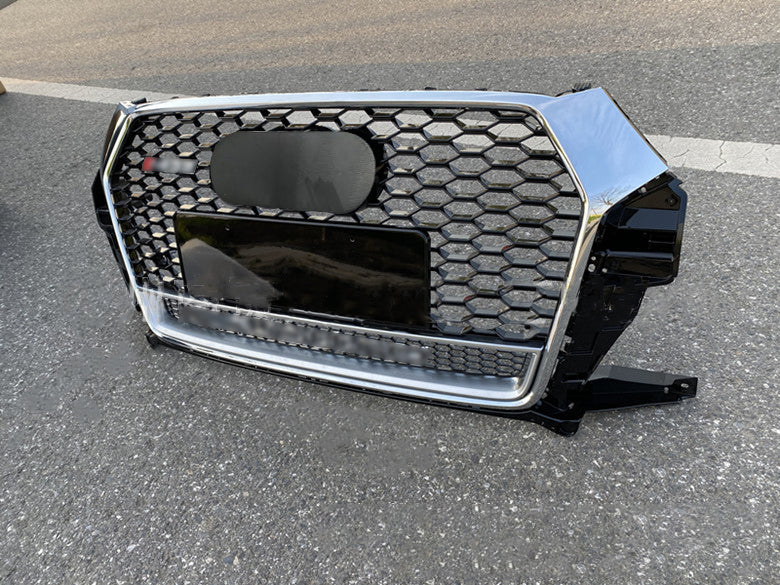 2016 Q3 bumper grille mesh design
2017  Q3 front bumper grille chrome finish
2018 Q3 bumper grille upgrade kit