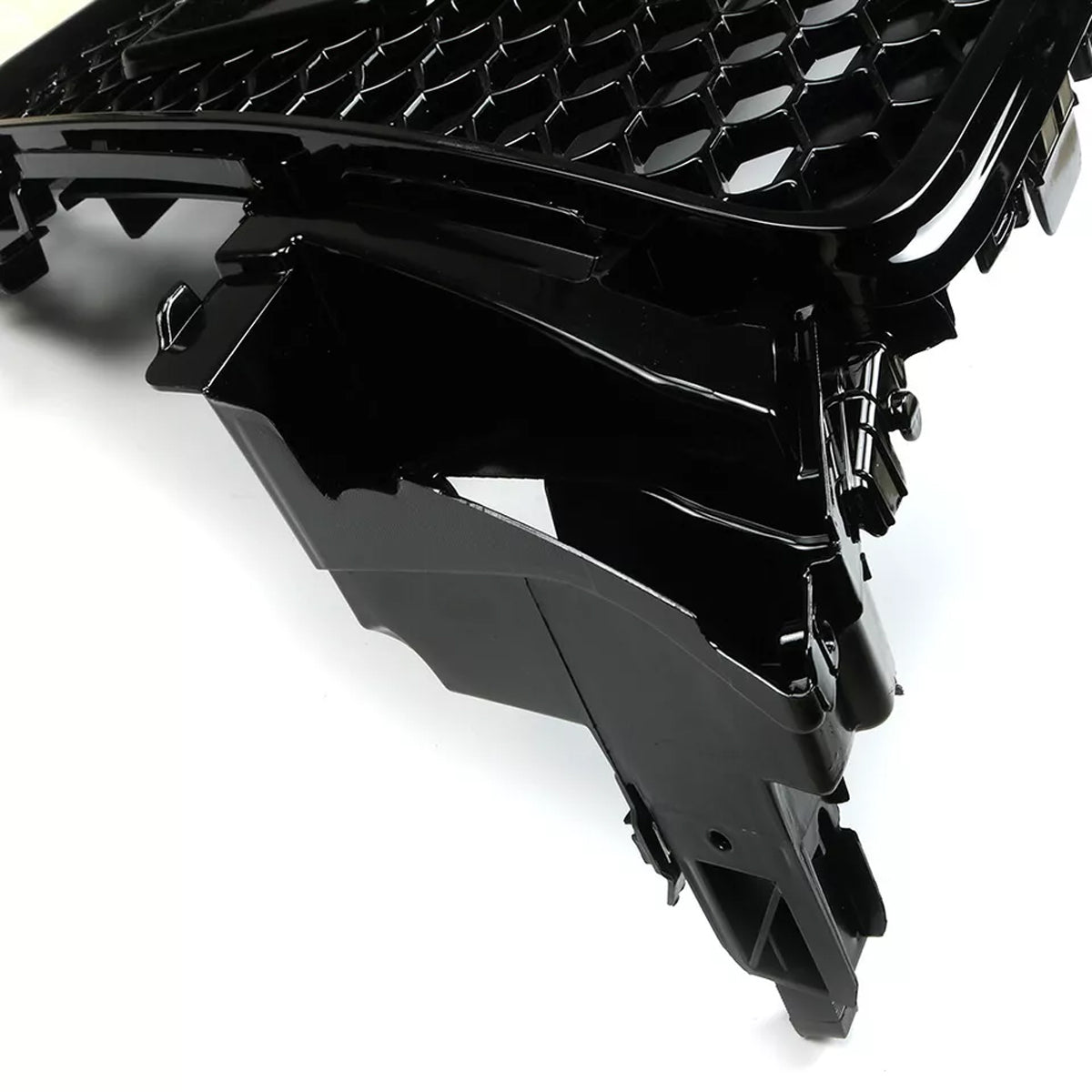 Bumper Grille Fit for  A5 2008-2012 Honeycomb Grille with Gloss Black Body