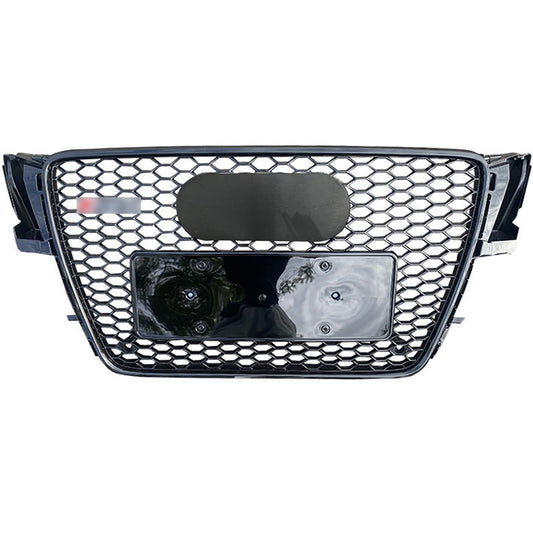Bumper Grille Fit for  A5 2008-2012 Honeycomb Grille with Gloss Black Body
