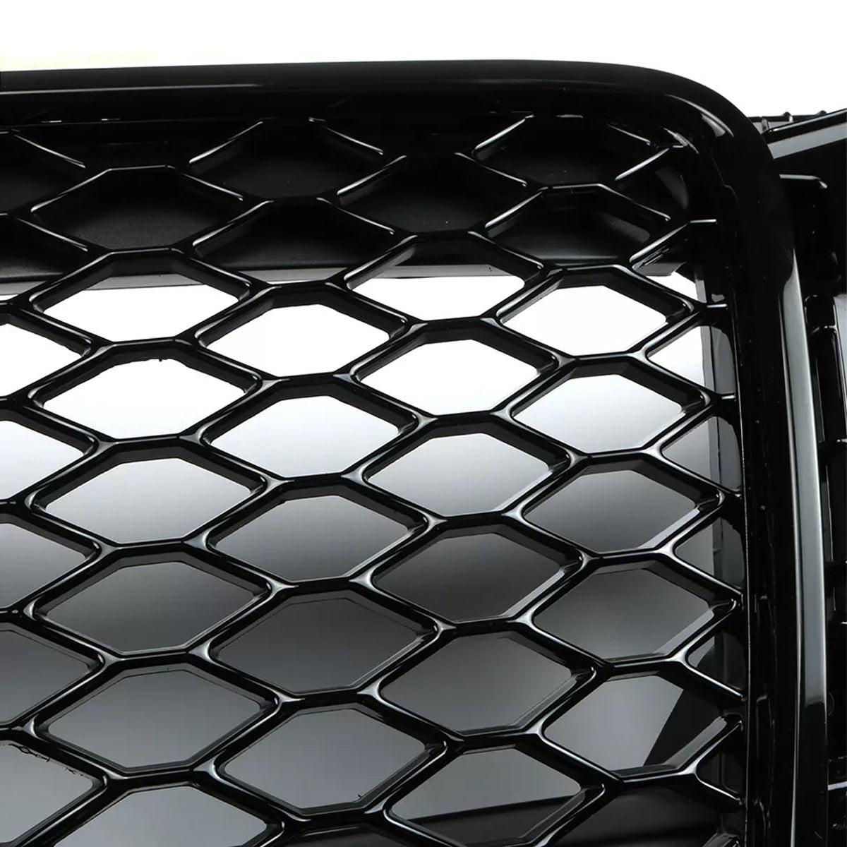 Bumper Grille Fit for  A5 2008-2012 Honeycomb Grille with Gloss Black Body