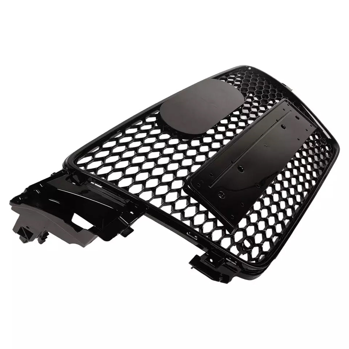 Bumper Grille Fit for  A5 2008-2012 Honeycomb Grille with Gloss Black Body