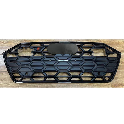 Front Bumper Grille Fit for AD A7/A7L/S7 2019-2024 Hexagon Style Grille Matte Black