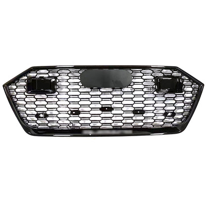 Front Bumper Grille Fit for AD A7/A7L/S7 2019-2024 Mesh Honeycomb Grille with ACC