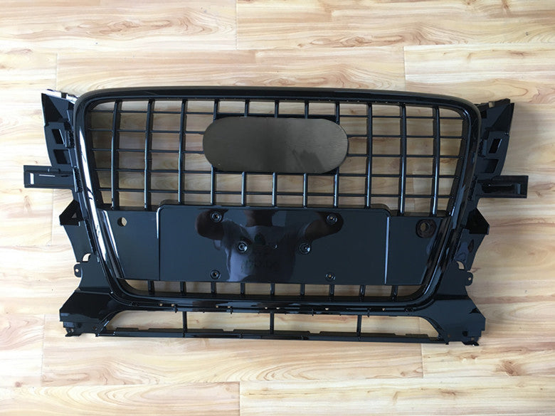 Front Bumper Grille Fit for AD Q5 RSQ5 2009-2012 Grill Grille Gloss Black