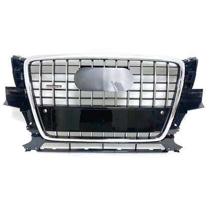 Chrome Bumper Grille Fit for AD Q5 RSQ5 2009-2012 Grill Grille Grey Body