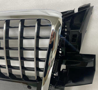 Chrome Bumper Grille Fit for AD Q5 RSQ5 2009-2012 Grill Grille Grey Body