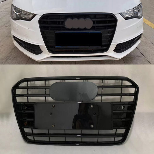 Bumper Grille Fit for A D A5 2013-2016 Grill Grille with Gloss Black Body