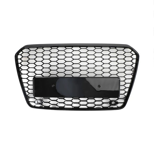 Bumper Grille Fit for A D A5 2013-2016 Honeycomb Grille with Gloss Black Body No Emblem
