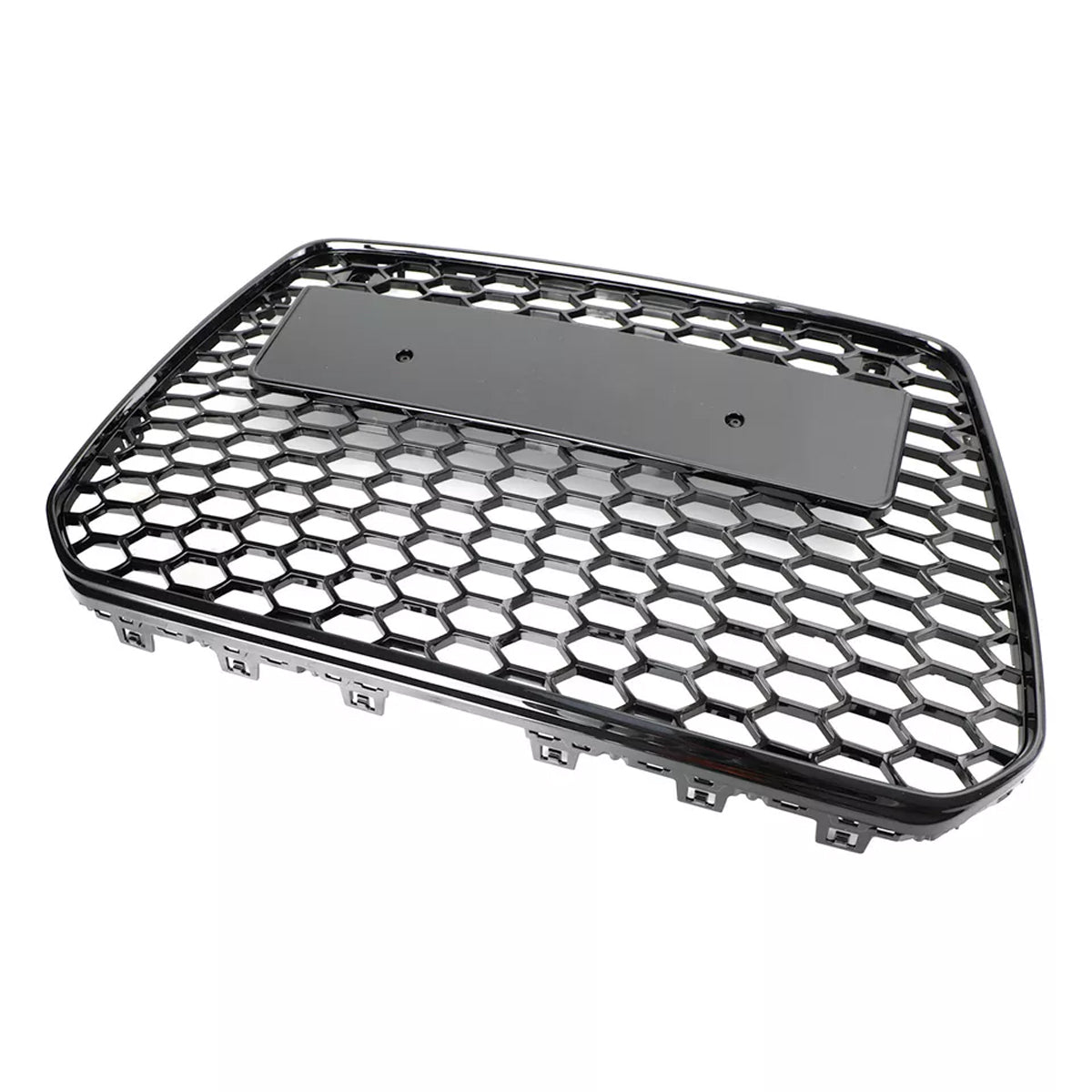 Bumper Grille Fit for A D A5 2013-2016 Honeycomb Grille with Gloss Black Body No Emblem