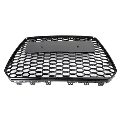 Bumper Grille Fit for A D A5 2013-2016 Honeycomb Grille with Gloss Black Body No Emblem