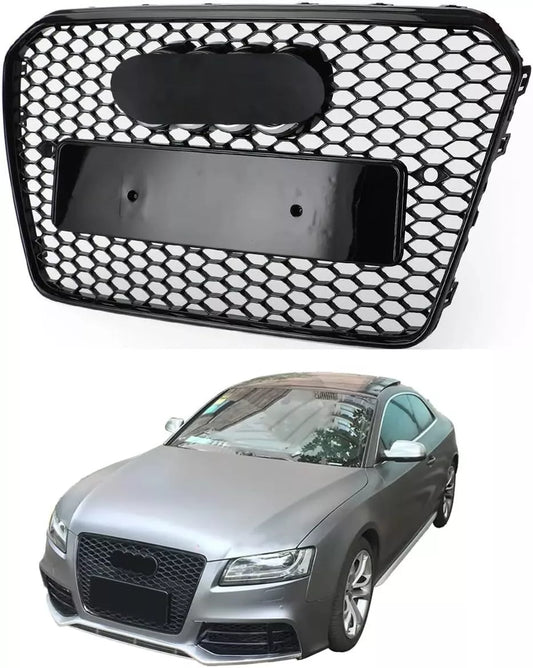 For A5 RS5 S5 2012-2016 Front Bumper Honeycomb Grille Mesh Grille