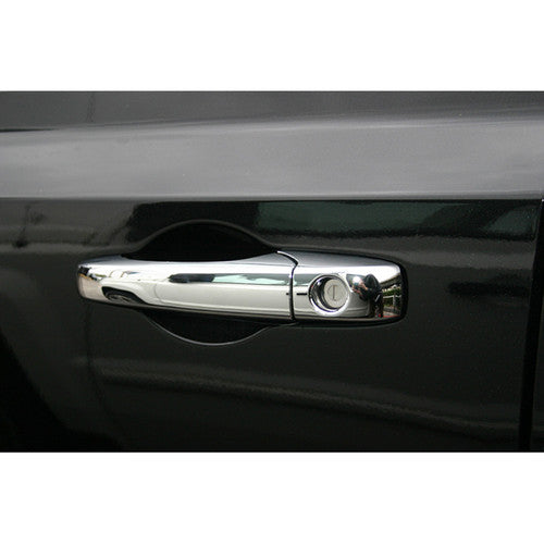 Fit 2011-2017 JEEP Grand Cherokee 4 Chrome Door Handle Cover W/O PSG keyhole