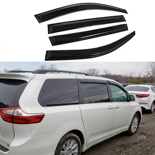 For 2011-2018 Toyota Sienna Rain Deflector Window Visors Vent Sunroof Moon 5PC