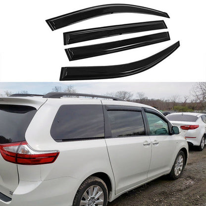 For 2011-2018 Toyota Sienna Rain Deflector Window Visors Vent Sunroof Moon 5PC
