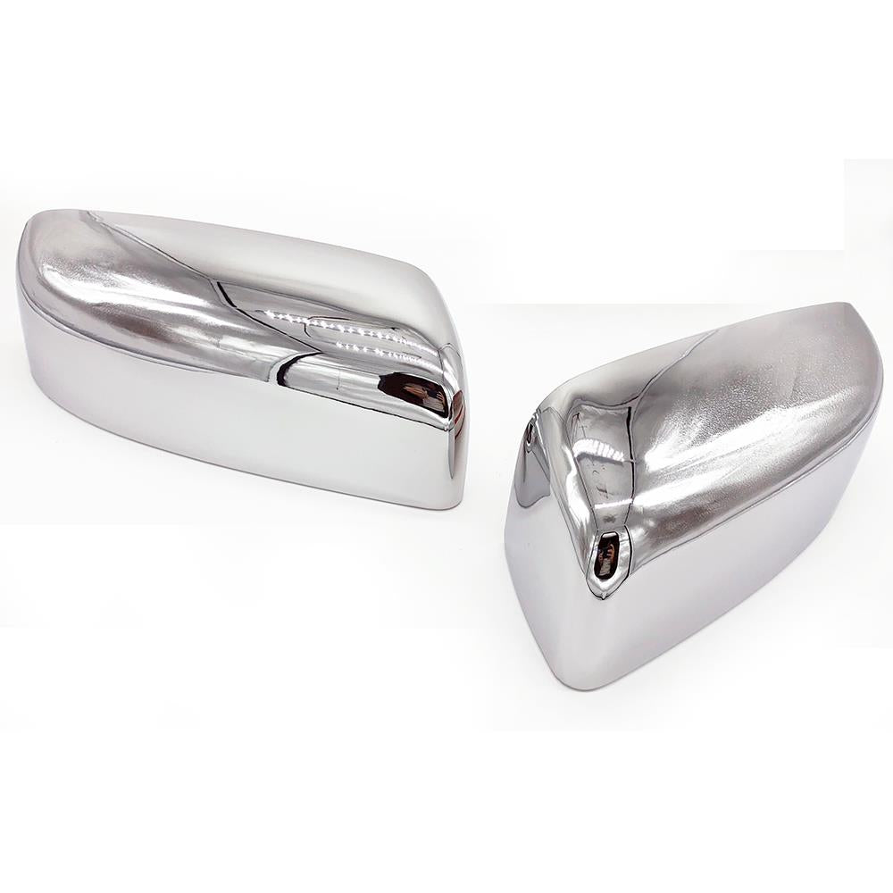 For 2009-2018 RAM 2500 3500 W/O Signal Cutout Top Half Chrome Tow Mirror Covers