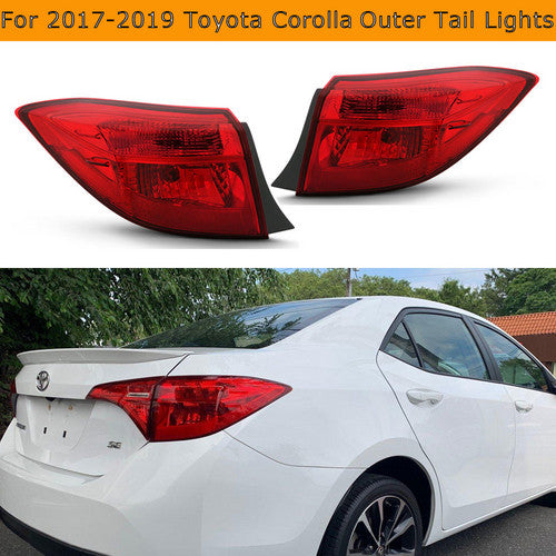 For 2017 2018 2019 Toyota Corolla SE XSE Inner&Outer Taillights tail lamps